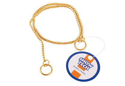 Snake auriu- Zgarda strangulanta - PetGuru Pet Shop by Vetomed
