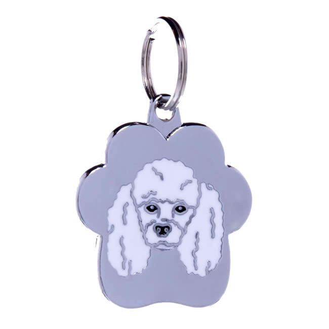 .Medalion Rainbow Poodle Alb - PetGuru Pet Shop by Vetomed
 - 1