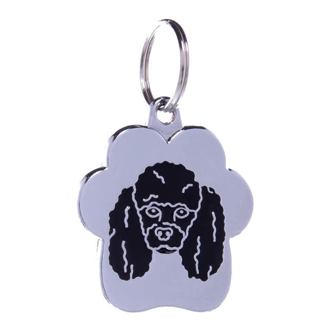 .Medalion Rainbow Poodle Negru - PetGuru Pet Shop by Vetomed
 - 1