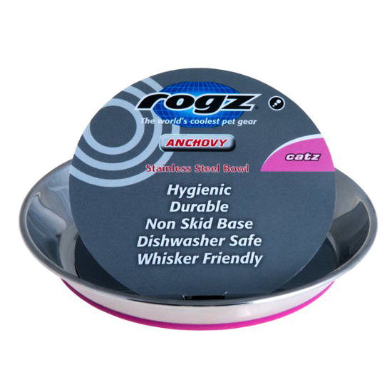 Bol Anchovy Rogz antiderapant- roz