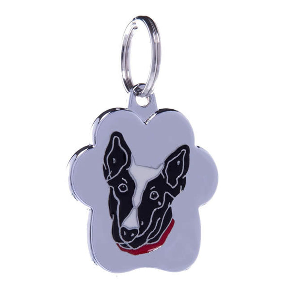 .Medalion Rainbow Bull Terrier Negru/Alb - PetGuru Pet Shop by Vetomed
 - 1