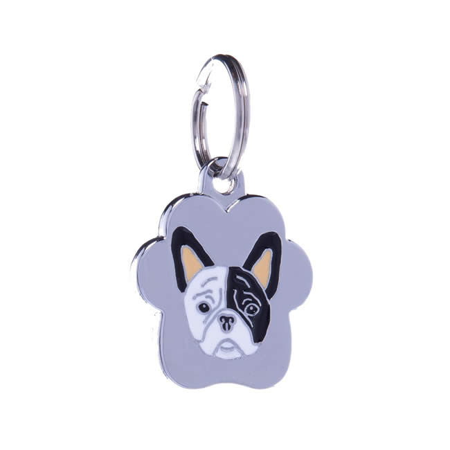 .Medalion Rainbow Bulldog Francez Alb/Negru - PetGuru Pet Shop by Vetomed
 - 1