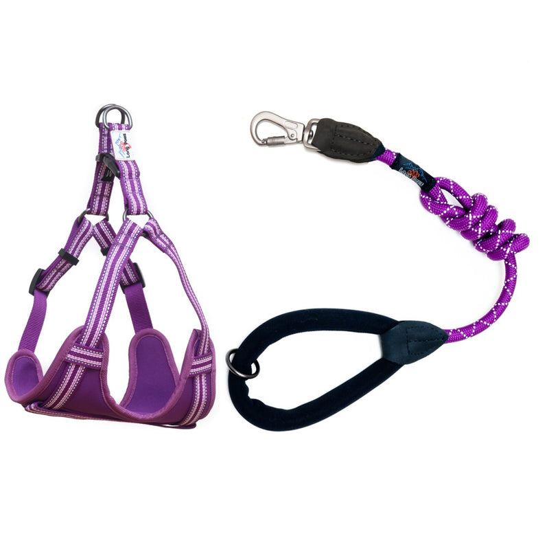 Lesă Long Paws Comfort Collection Mov pentru caini