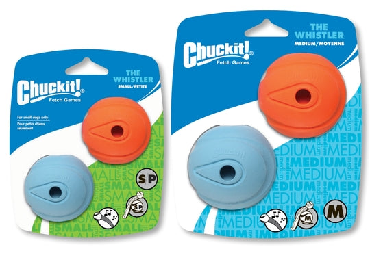 Jucarie pentru caini Chuckit! The Whistler set 2 bucati