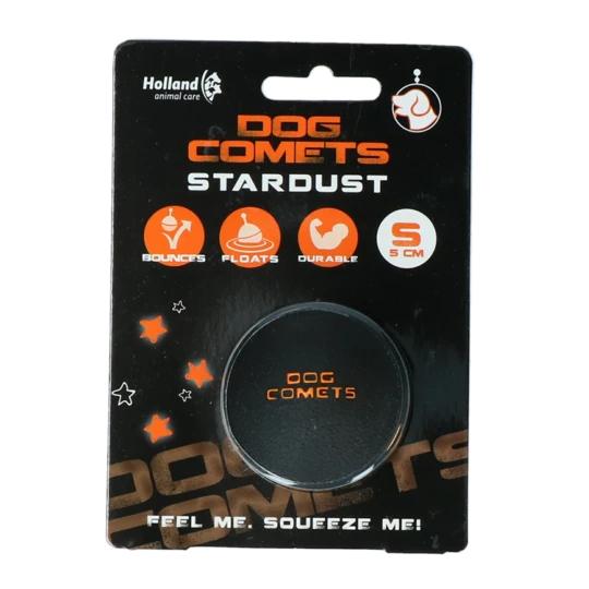 Jucarie Dog Comets Minge Stardust Negru/portocaliu