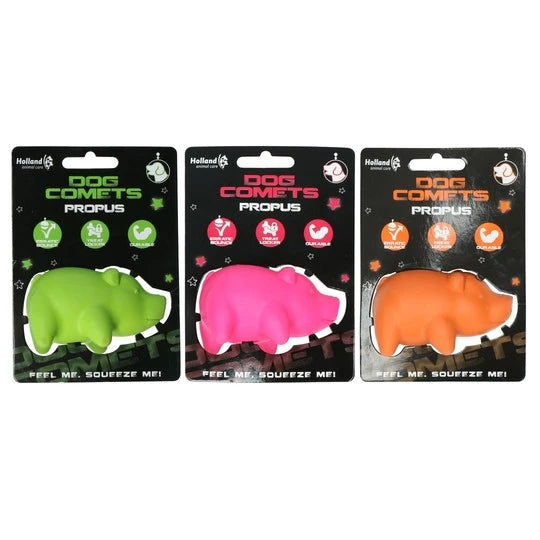 Jucarie Dog Comets Porc Propus 8cm