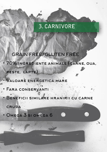 Hrana Caini Adulti - Natural Health Carnivore Adult - Cluj