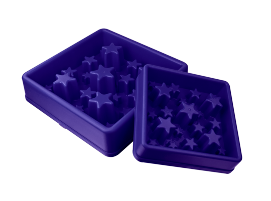 Castron hranire lenta Eat Slow Live Longer Star - Albastru