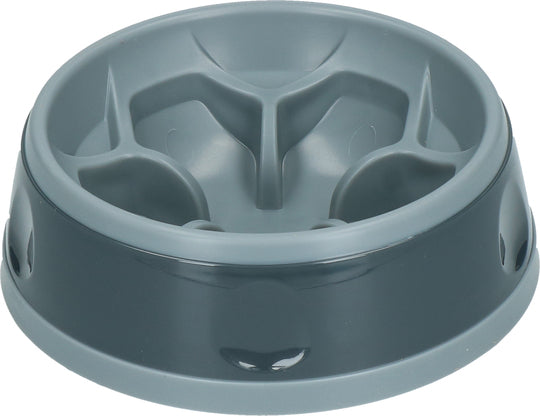 Castron hranire lenta Eat Slow Live Longer Amaze Flower - Gri M