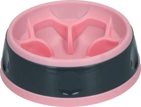 Castron hranire lenta Eat Slow Live Longer Amaze Flower - Roz M 16cm