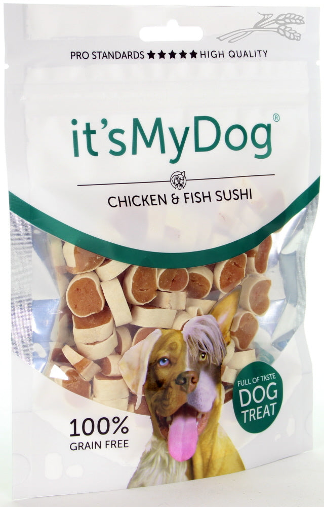 It's My Dog Recompense pentru caini Pui&Peste Sushi 85 g