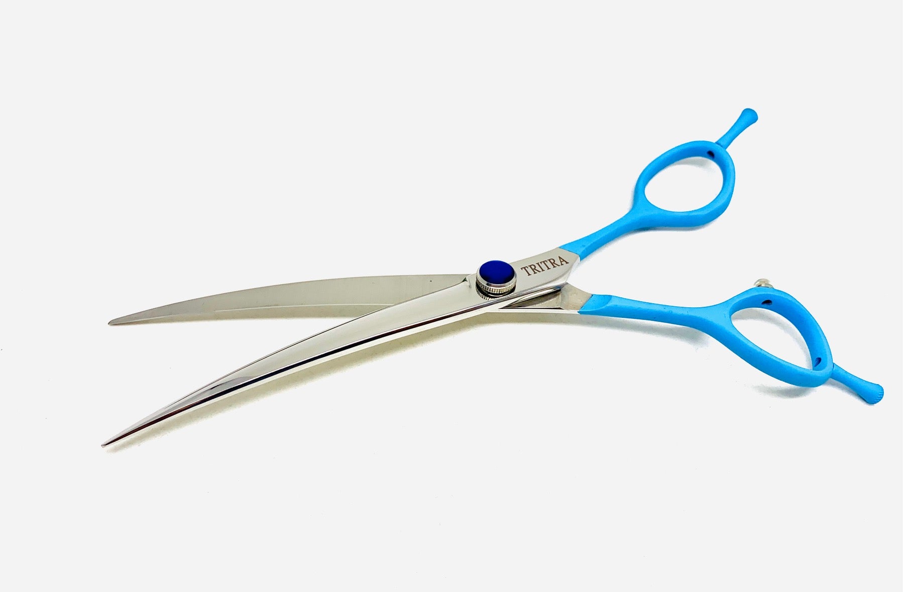 Tritra Foarfeca Curba Blue Soft Grip 7" 440C
