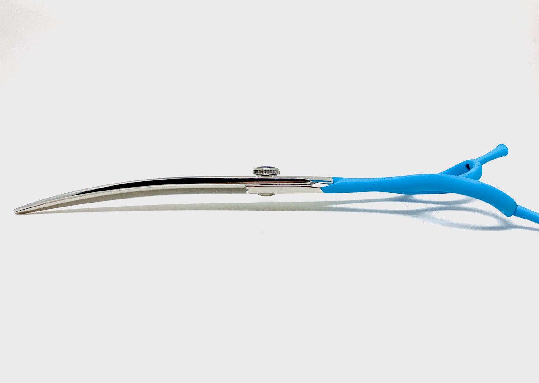 Tritra Foarfeca Curba Blue Soft Grip 7" 440C