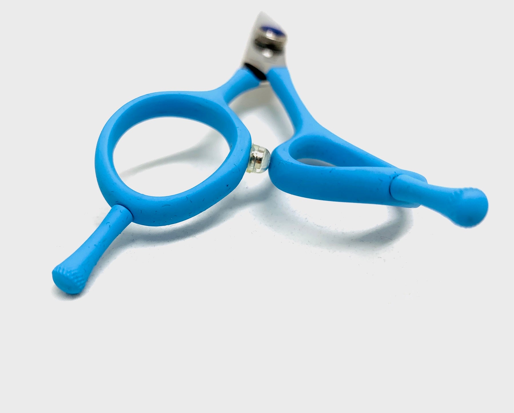 Tritra Foarfeca Curba Blue Soft Grip 7" 440C
