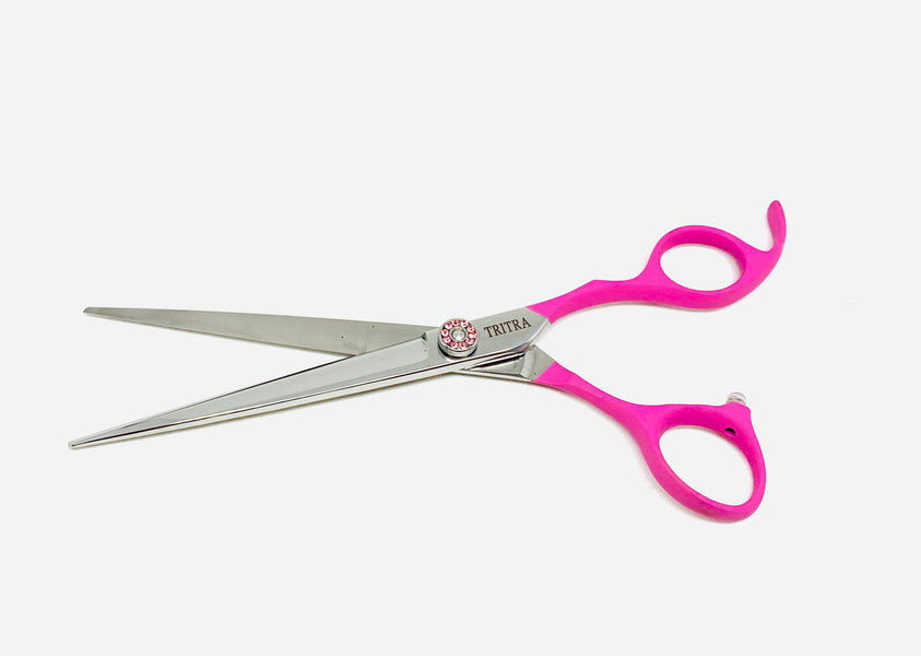 Tritra Foarfeca Dreapta  Pink Soft Grip 7" 440C