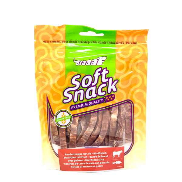 Braaaf Recompense pentru caini Fasii Vita si peste 12cm/85gr