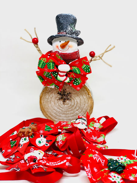 Fundite Papion Rosii Craciun 25 buc