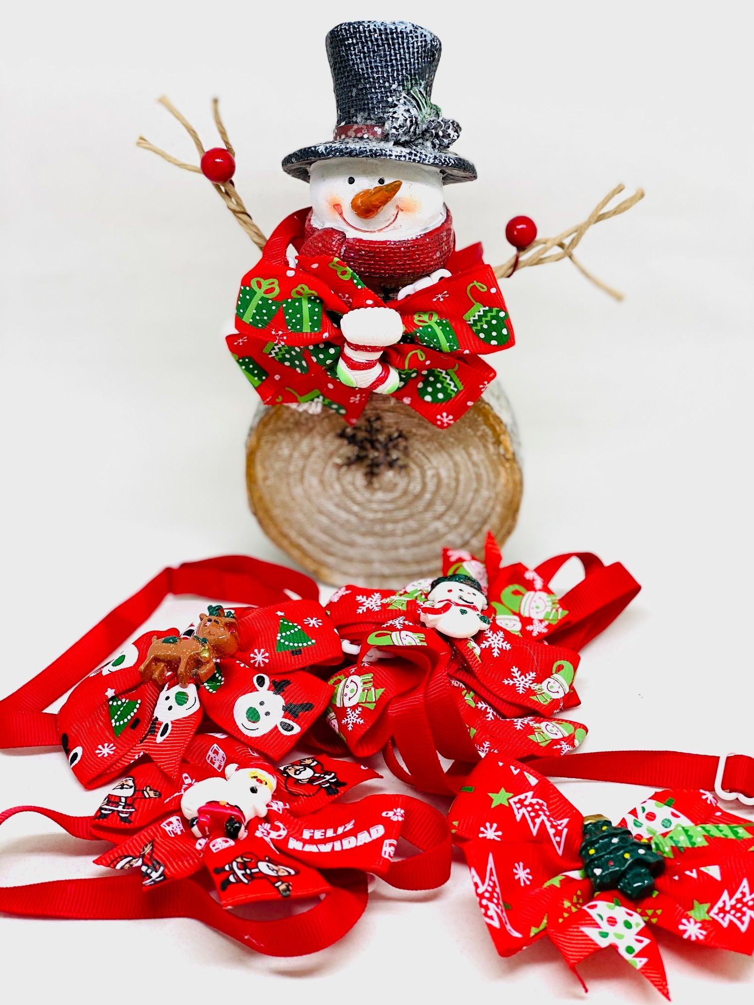 Fundite Papion Rosii Craciun 25 buc