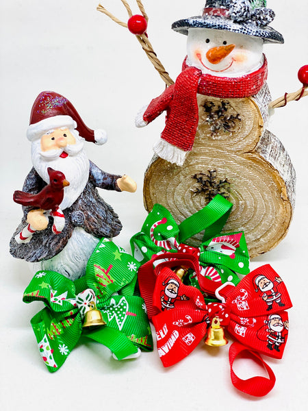 Fundite Papion Rosii/Verzi Craciun 25 buc