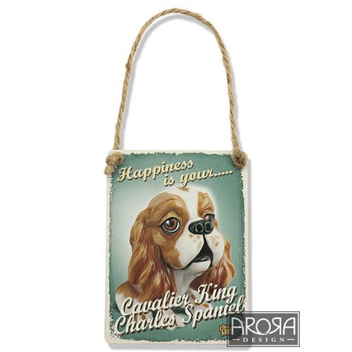 Decoratiune metal Cavalier King Charles - PetGuru Pet Shop by Vetomed
