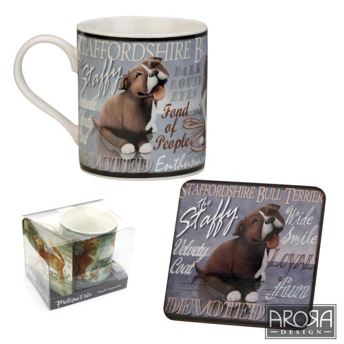Set Cana si Suport de cana My Pedigree Pals Staffy - PetGuru Pet Shop by Vetomed
