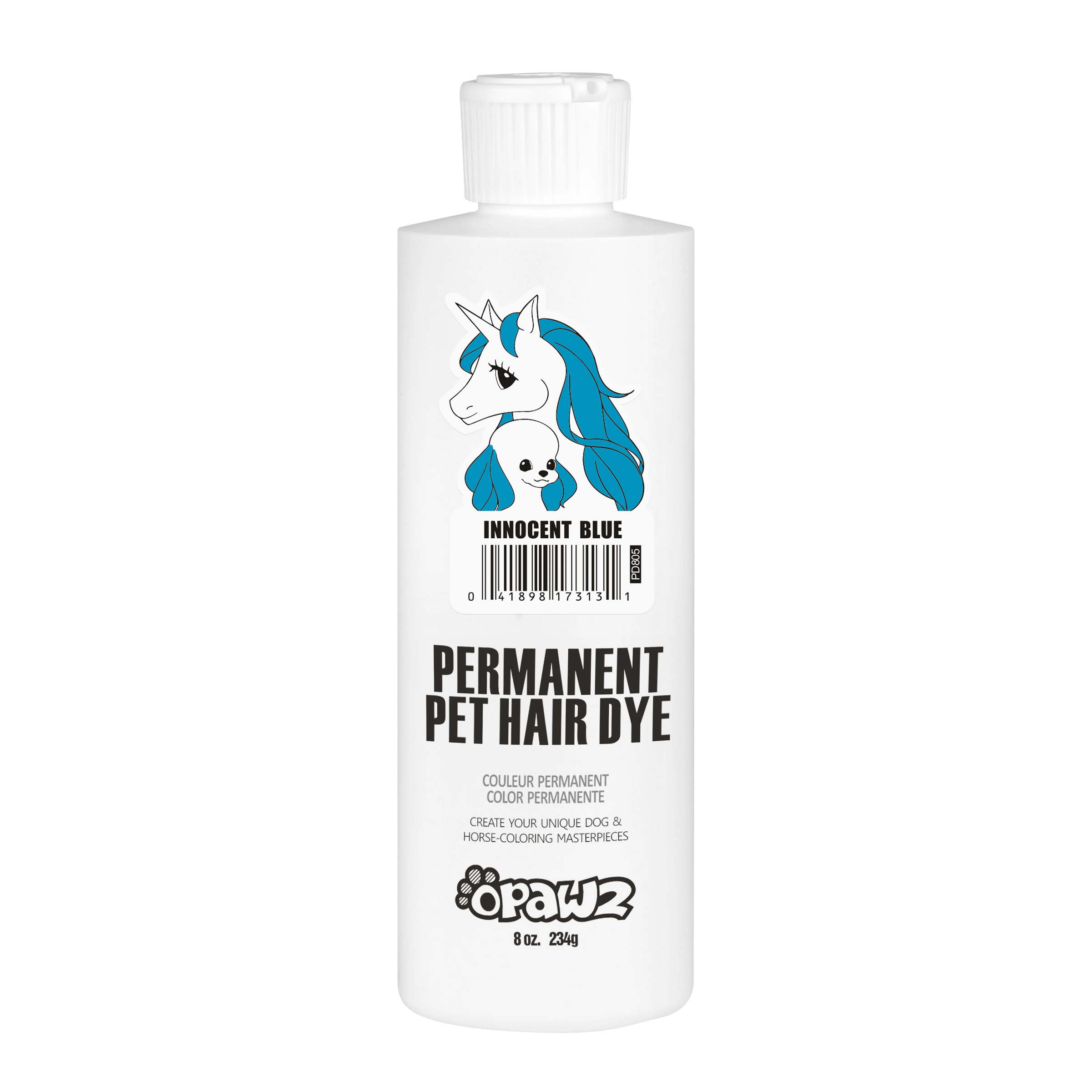 Opawz Innocent Blue- vopsea permanenta pentru caini si cai