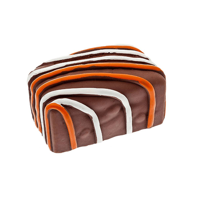 Jucarie pentru caini Ciocolata latex cu sunet 10cm