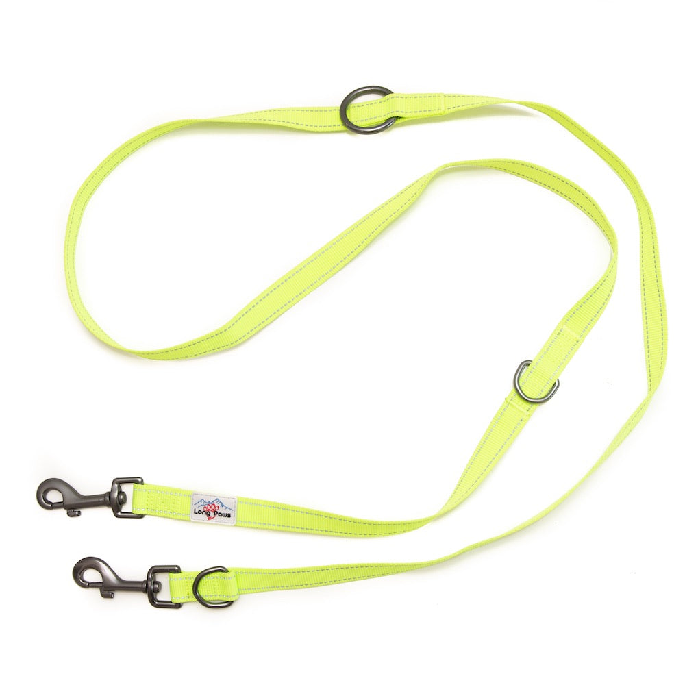 Lesa Long Paws Urban Trek pentru antrenament- Galben Neon pentru caini