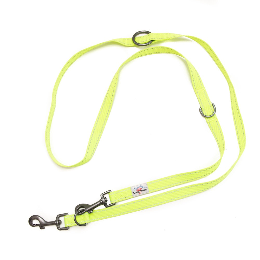Lesa Long Paws Urban Trek pentru antrenament- Galben Neon pentru caini