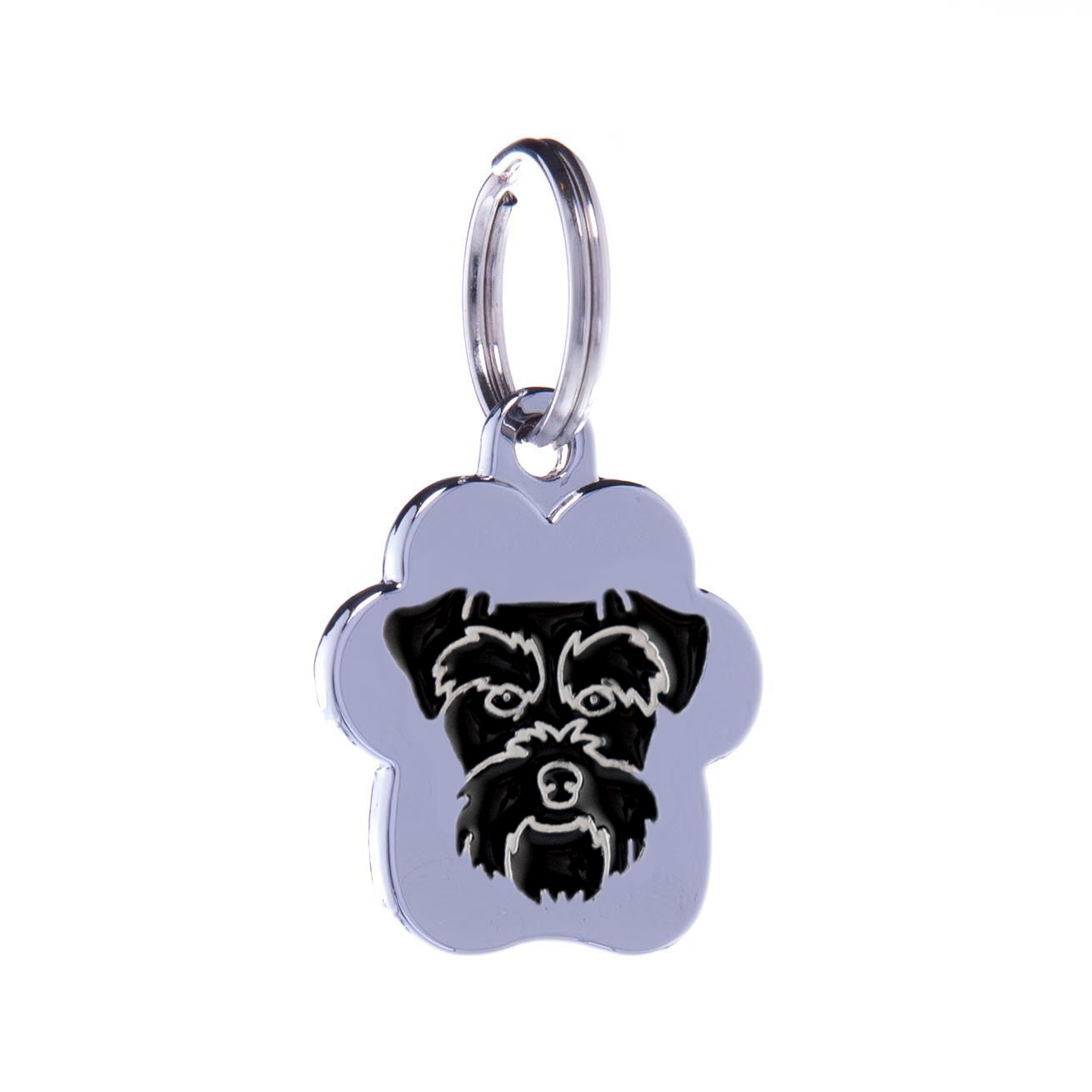 Medalion Rainbow Schnauzer Negru