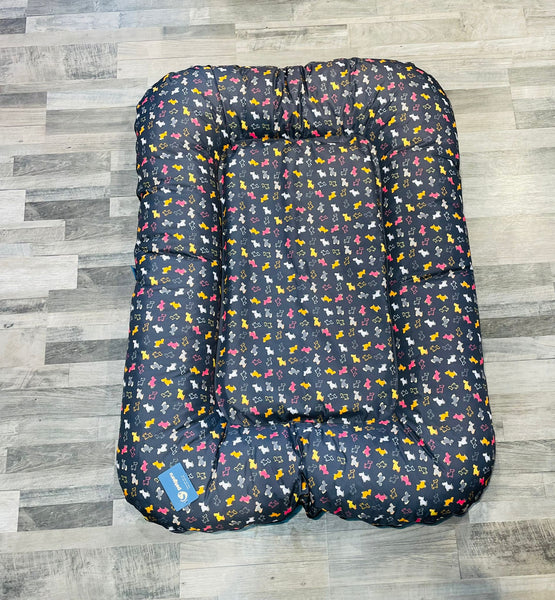 Saltea Ponton PetGuru Modern cu fermoar-imprimeu caine