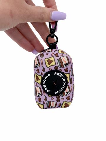 Pawsome Paws -Suport pungi igienice Nutty Pup + 1 rola pungi