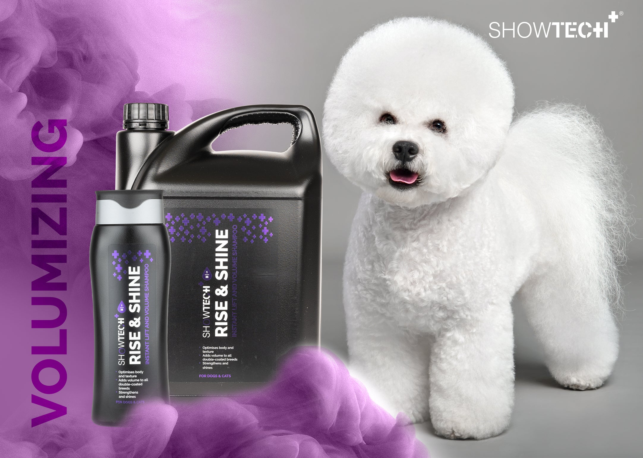Show Tech+ Sampon pentru volum Rise & Shine 300ml