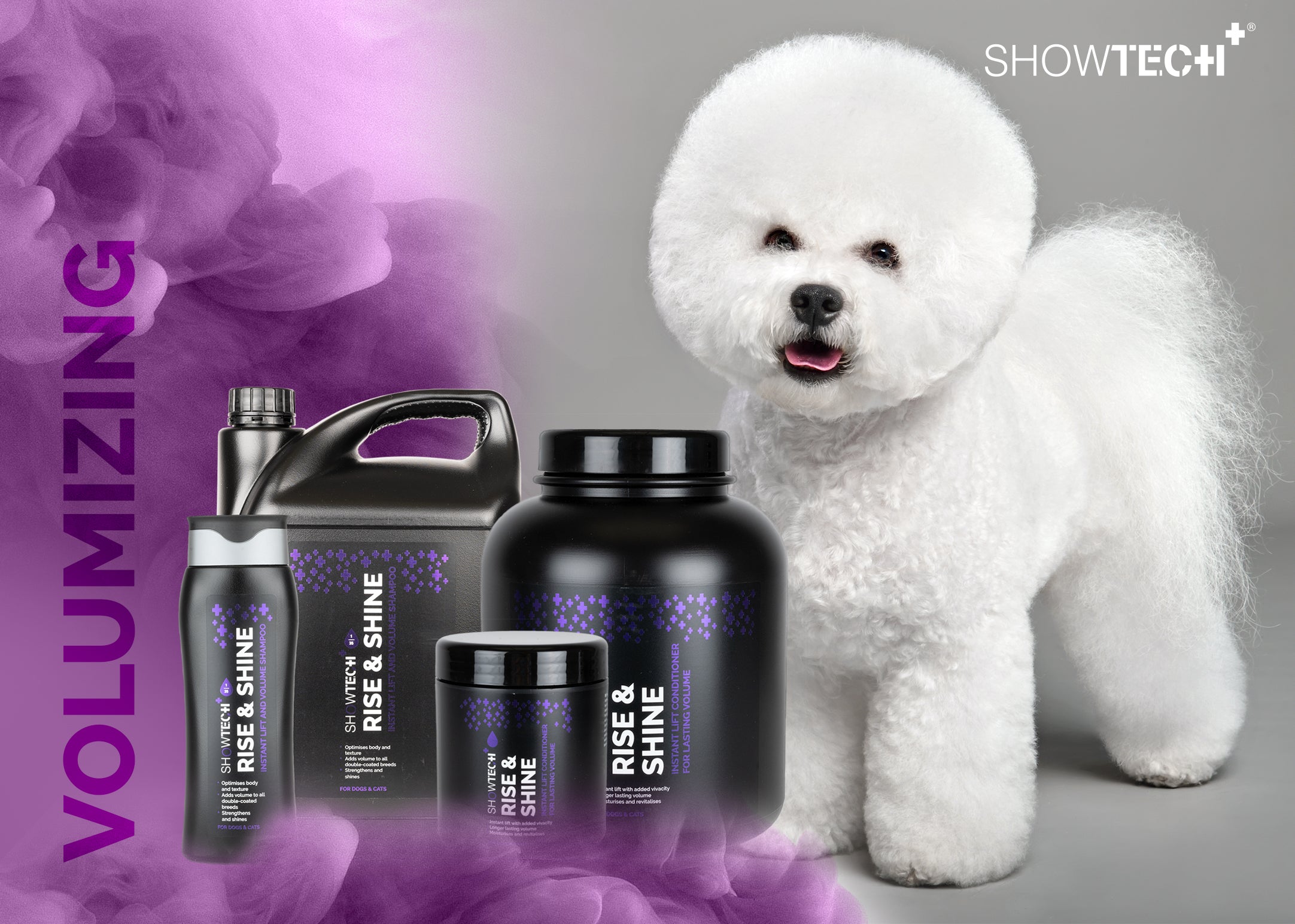 Show Tech+ Sampon pentru volum Rise & Shine 300ml