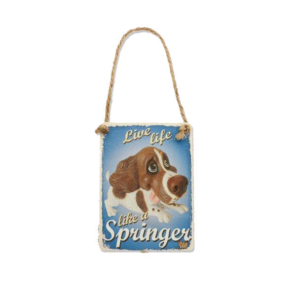 Decoratiune metal Springer Spaniel - PetGuru Pet Shop by Vetomed
