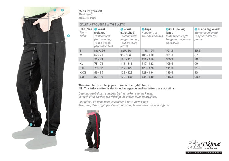 Tikima Galeria pantalon cu dunga neagra