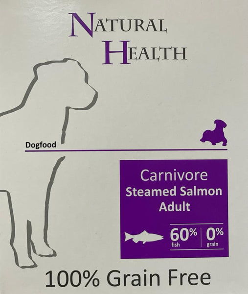 Natural Health Hrana umeda pentru caini  Carnivore-somon 395g