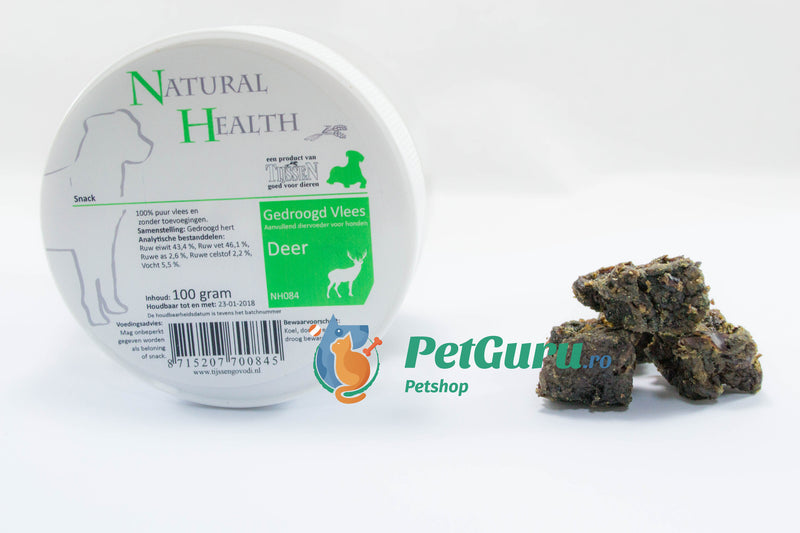 Recompensa pentru Caini din Carne Caprioara - Natural Health - PetGuru