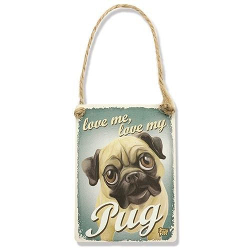 Decoratiune metal Pug - PetGuru Pet Shop by Vetomed
 - 1