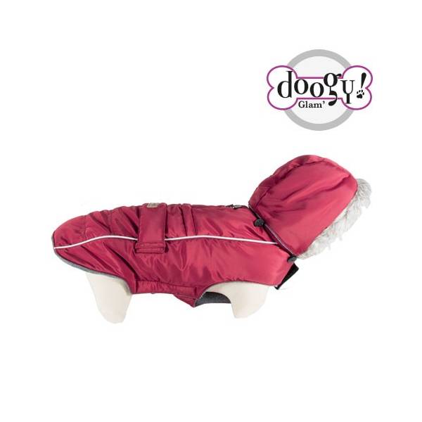 Doogy Geaca Softy Rosie cu gluga pentru caini Bulldog