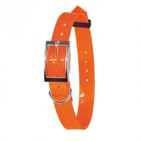 .Zgarda Nylon/Poliuretan 25mmx23-85cm portocaliu