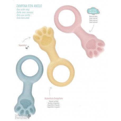 Jucarie latex labuta+inel 12.8cm