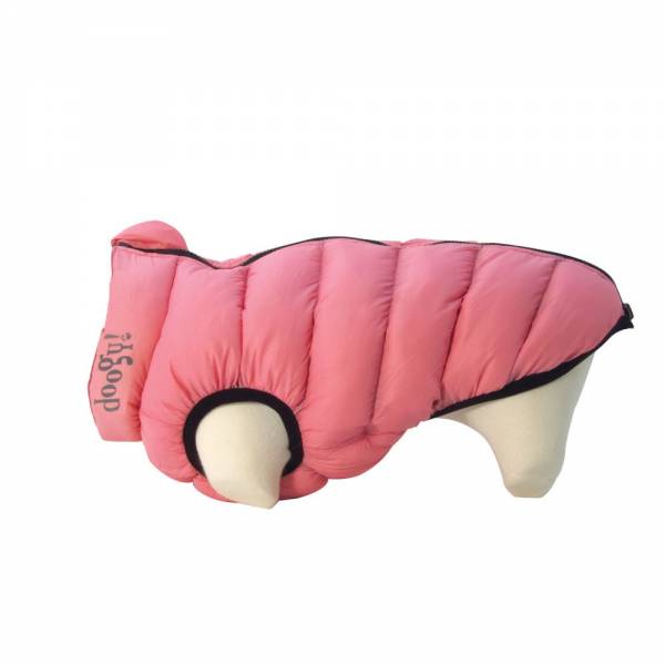 Doogy Haina Reversibila Lighty Roz/Gri pentru caini