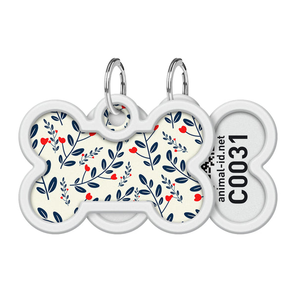 Medalion pentru caini Smart ID QR WAUDOG - Plants