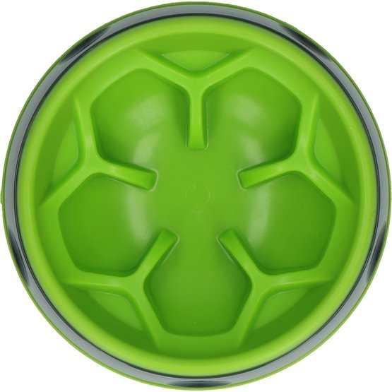 Castron hranire lenta Eat Slow Live Longer Amaze Flower - Verde M 16cm