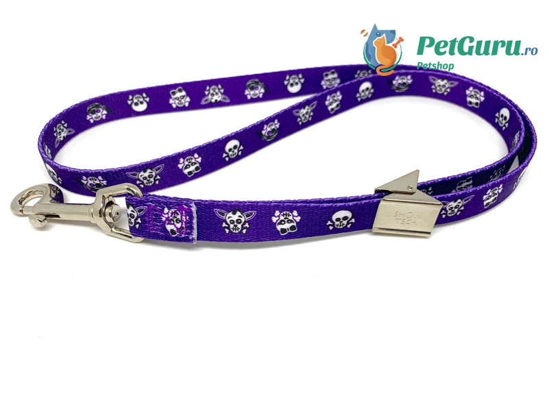 Lesa pentru masa de toaletaj mov cu cranii