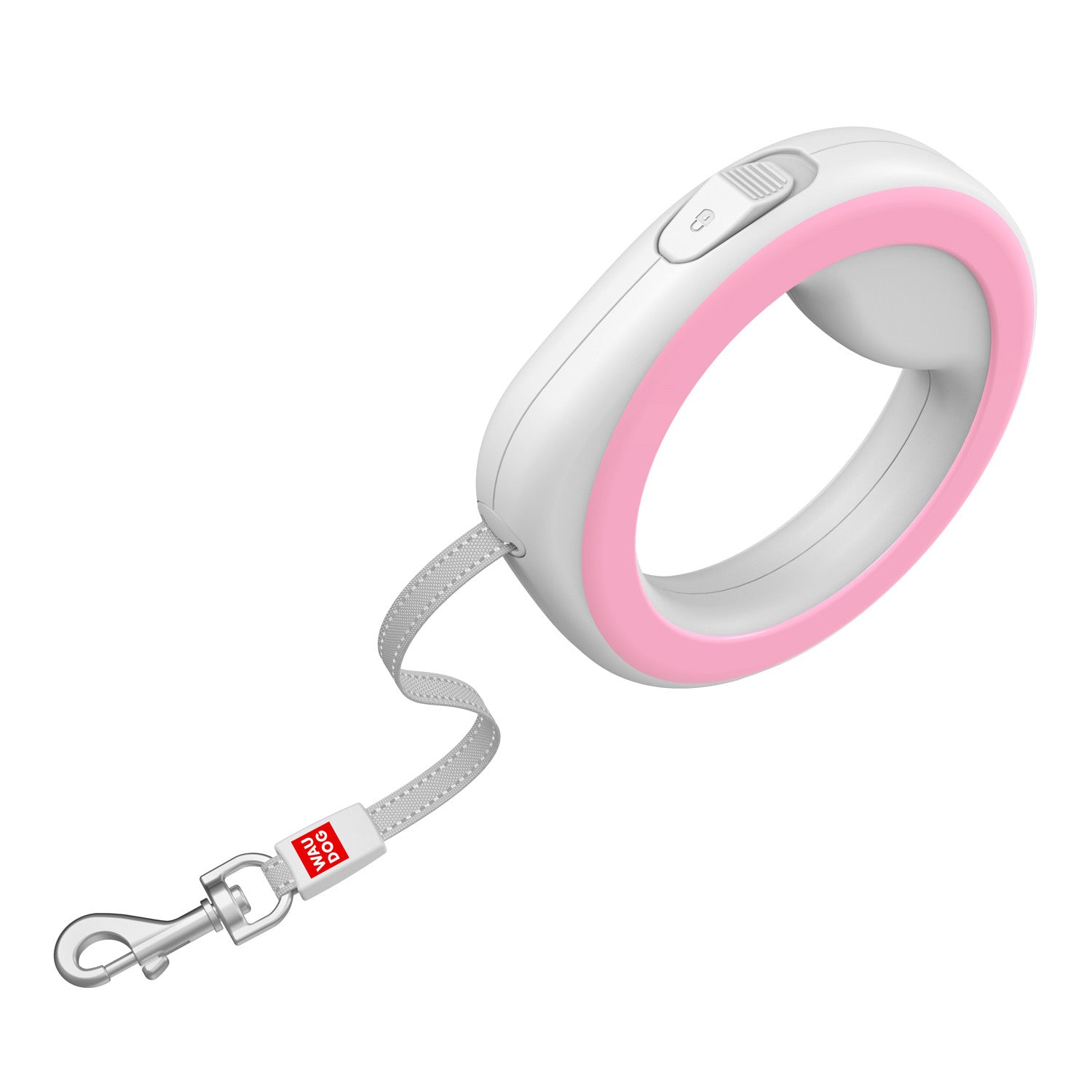 Lesa Retractabila pentru caini WAUDOG R-leash Roz- 2.9m