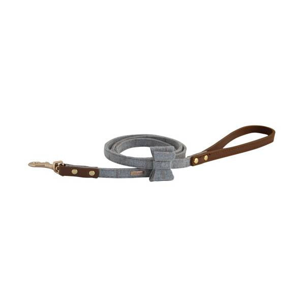 Lesa Denim gri cu fundita 1.2m x 15mm