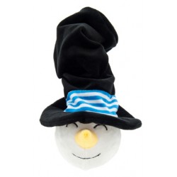 Jucarie plus minge cu palarie 18cm - Om de zapada