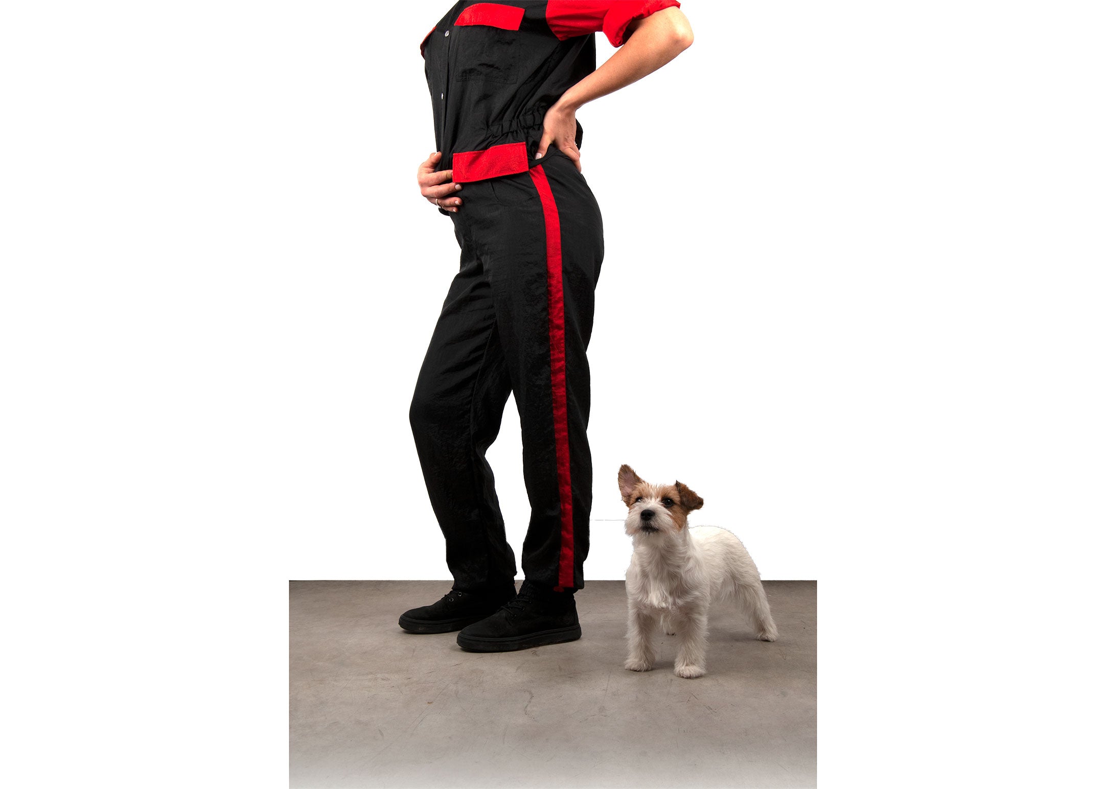 Tikima Pantaloni  Galeria cu Dunga Rosie